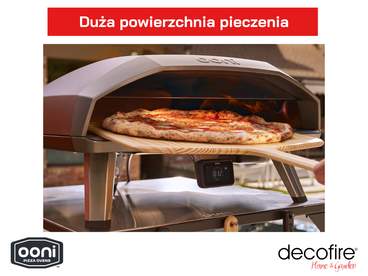 Duża powierzchnia pieczenia 