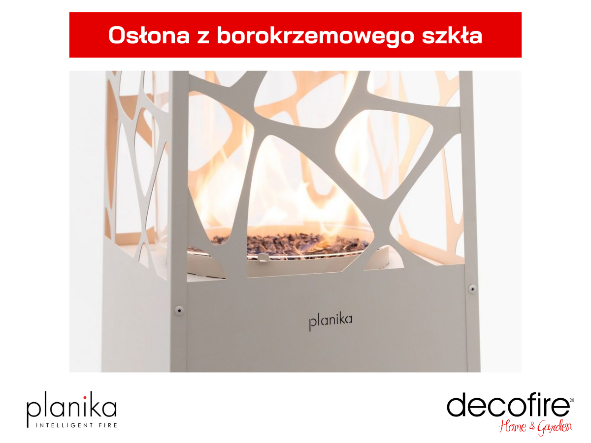 Osłona z borokrzemowego szkła