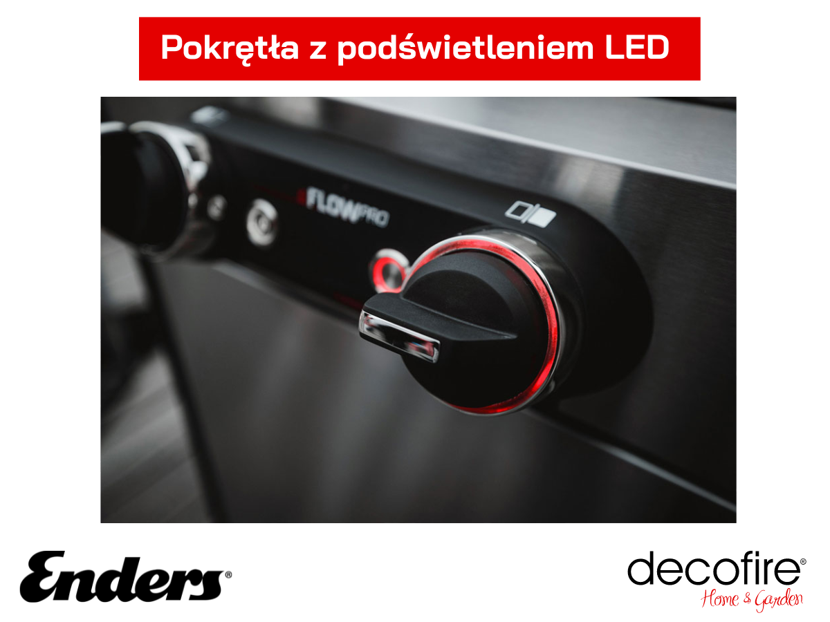 Pokrętła z podświetleniem LED