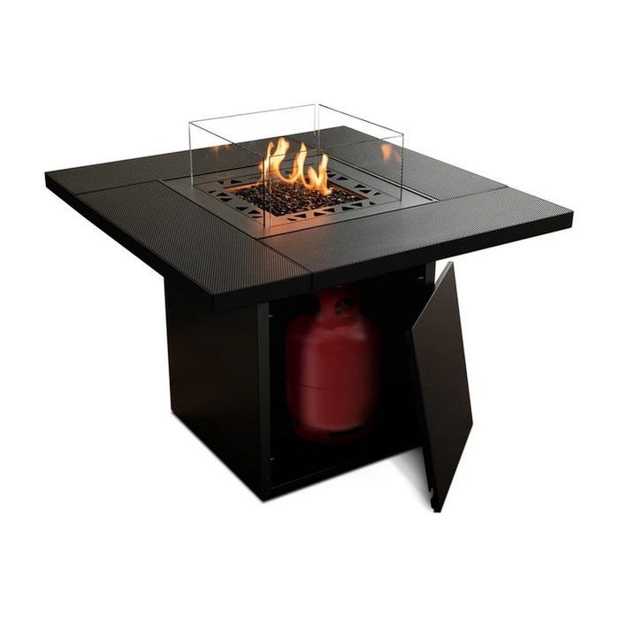 Kominek przenośny Square Table na gaz LPG Planika + pokrowiec