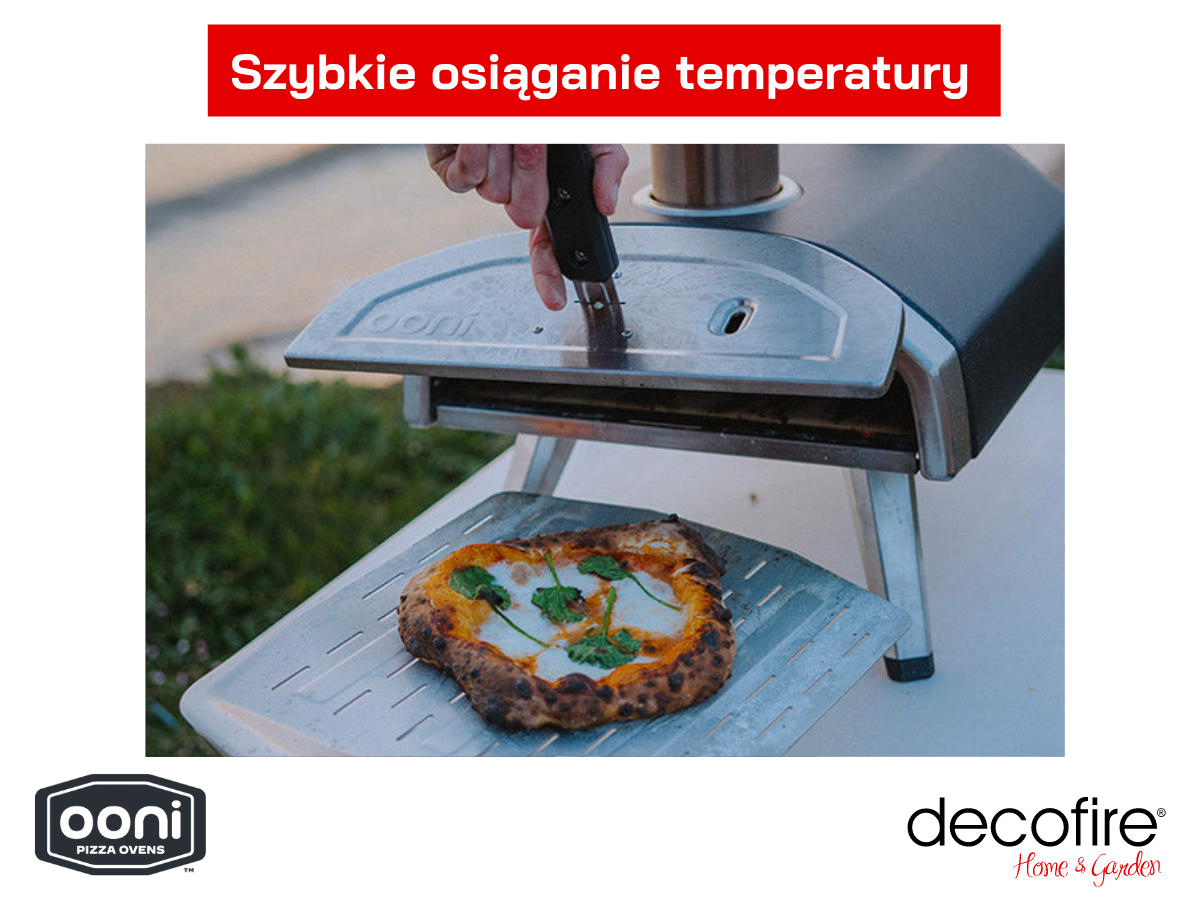 Ooni Fyra pozwala osiągnąć temperaturę 500 stopni Celsjusza w zaledwie 15 minut!