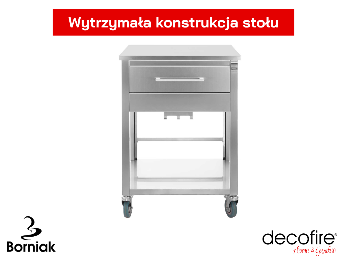 Wytrzymała konstrukcja stołu