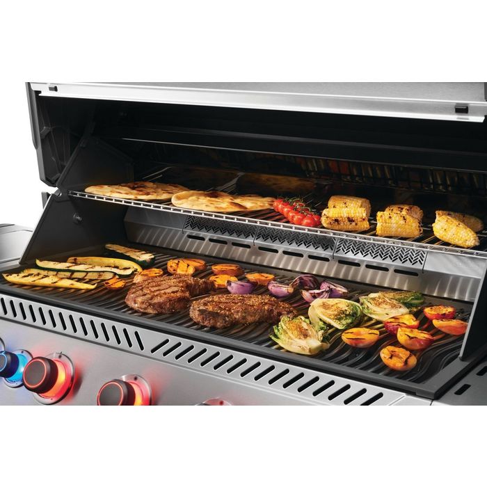 Grill gazowy Napoleon Prestige 665 z palnikiem rożna i palnikiem bocznym Sizzle Zone (P665VRSIBPSS-PL)