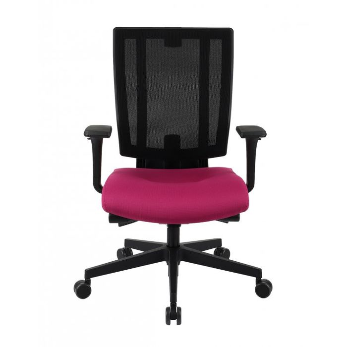 Grospol Fotel biurowy MaxPro BS black tkanina Cura - 8 kolorów
