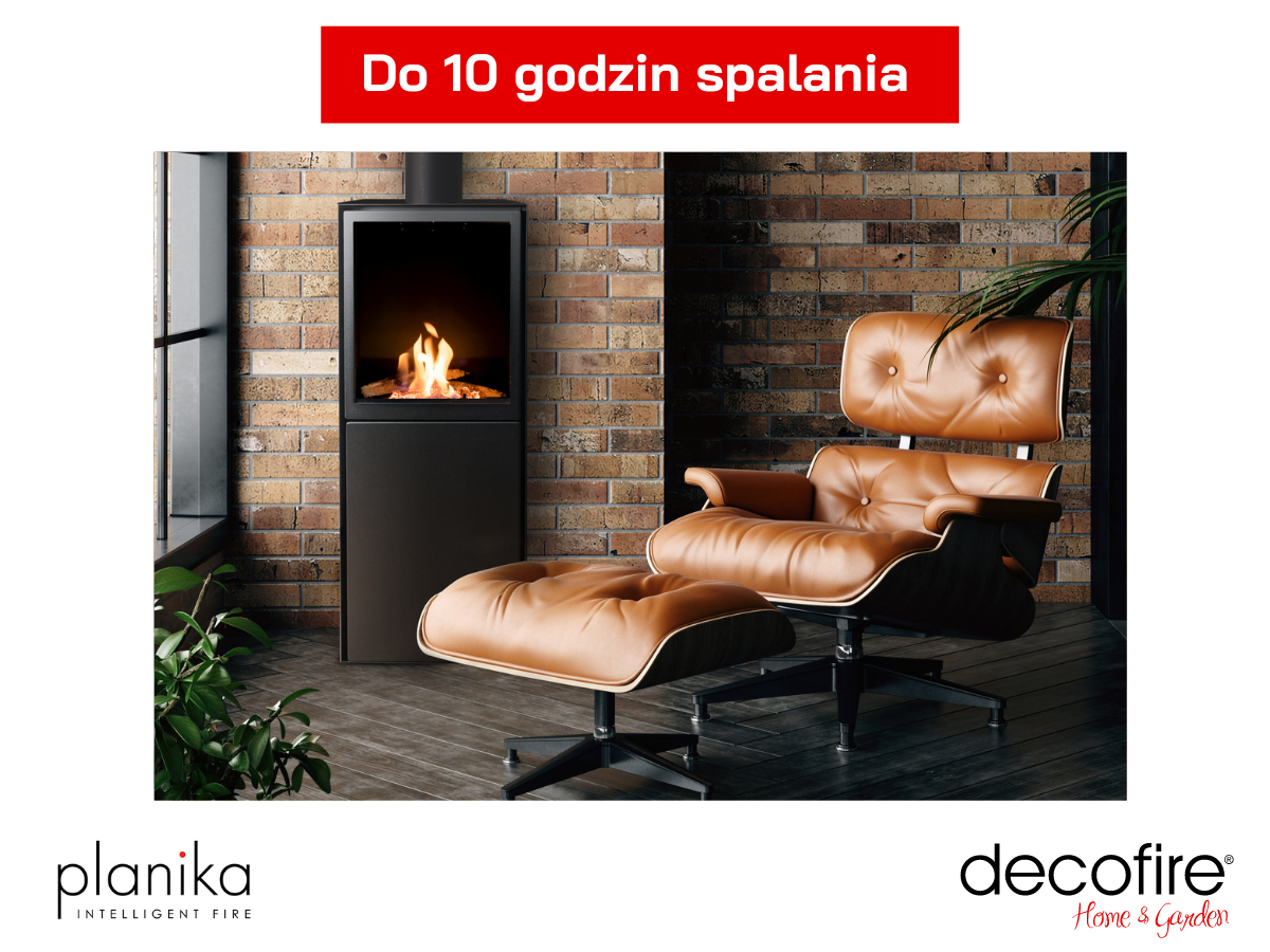 Biokominek Planika Scandi do 10 godzin spalania