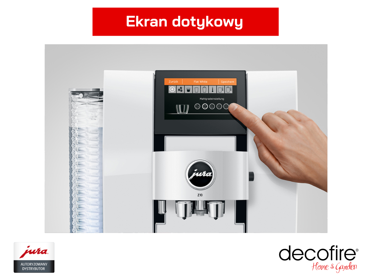 Ekspres do kawy Jura Z10 Diamond White (EA) z ekranem dotykowym