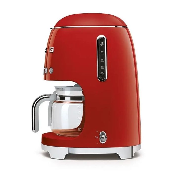 Ekspres przelewowy 50's style Czerwony Smeg (DCF02RDEU)