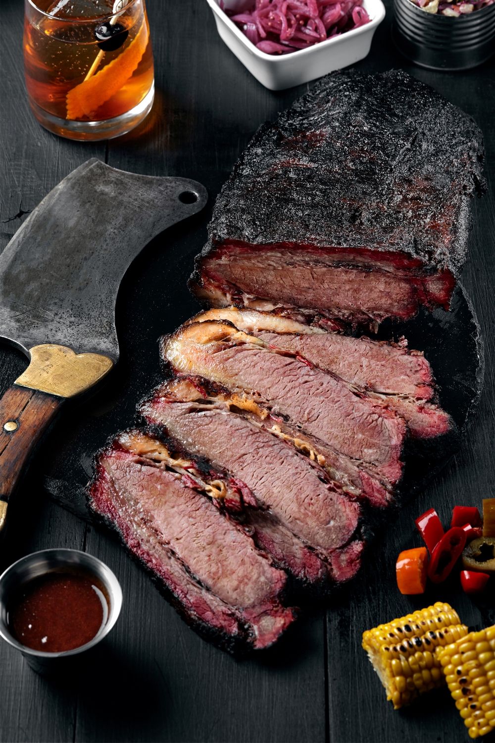 Grillowany mostek wołowy brisket