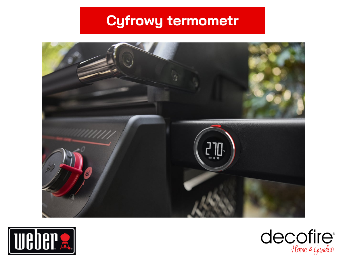 Grill gazowy Weber Spirit EPX-435R Stealth – cyfrowy termometr