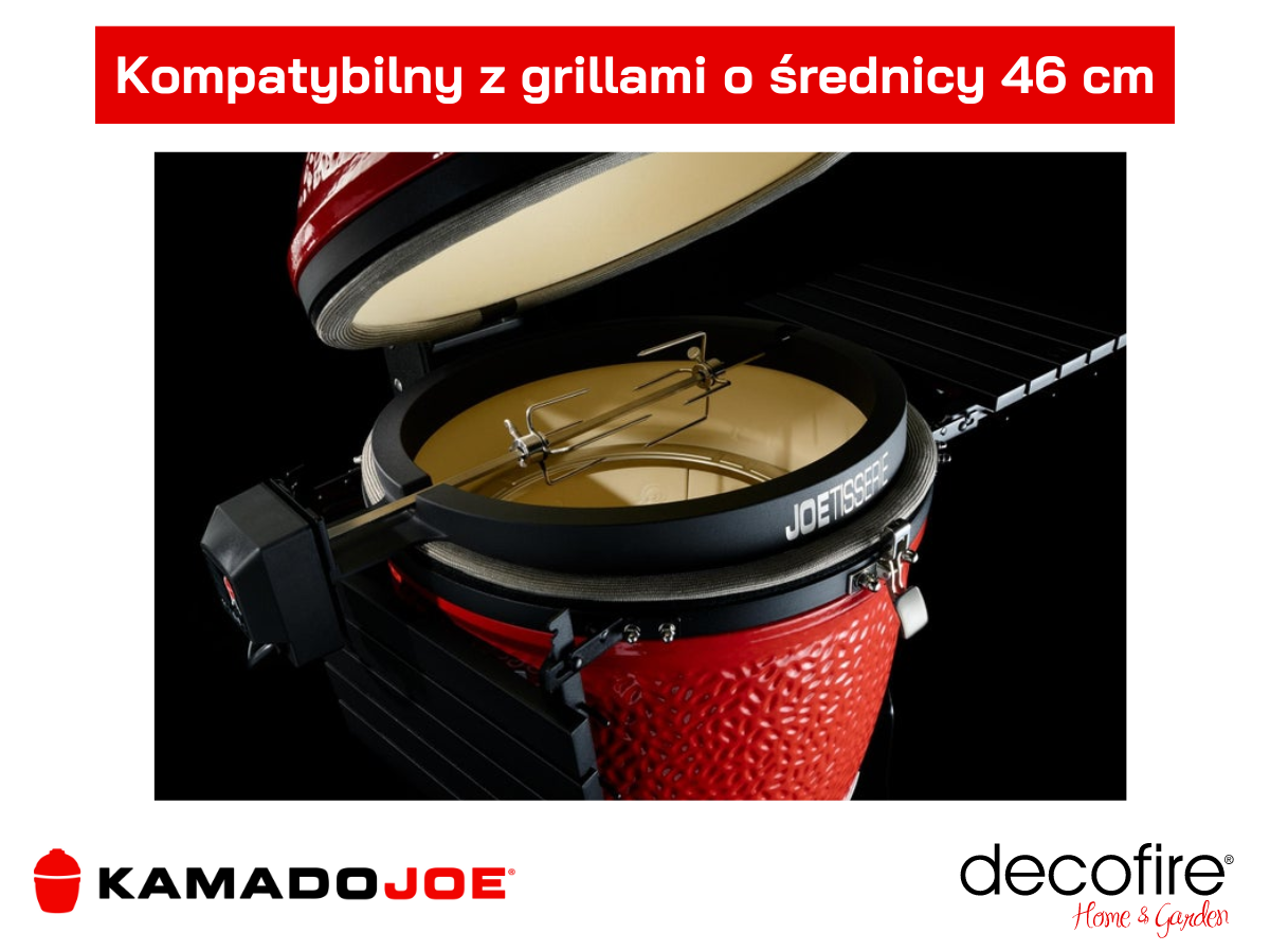 Kompatybilny z grillami o średnicy 46 cm