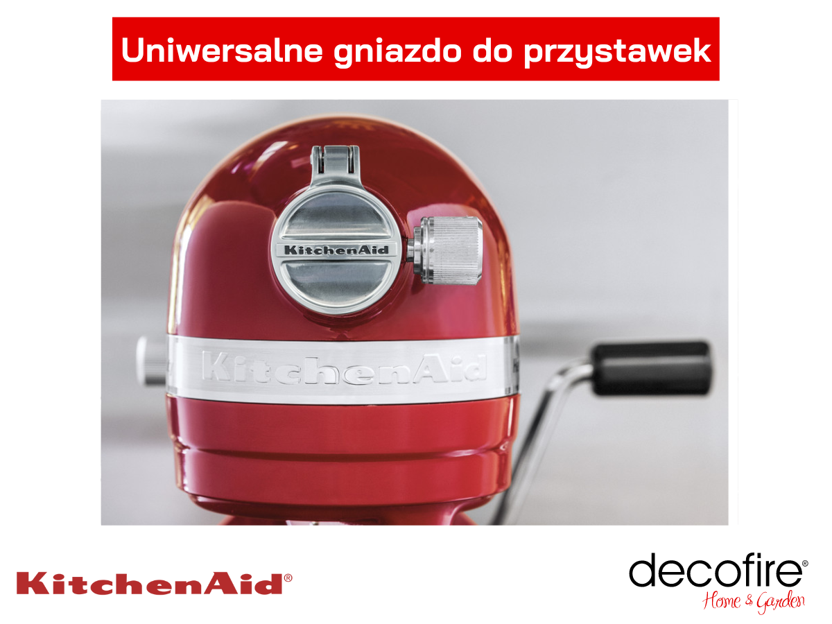 Uniwersalne gniazdo na przystawki znacznie rozszerza możliwości tego urządzenia.