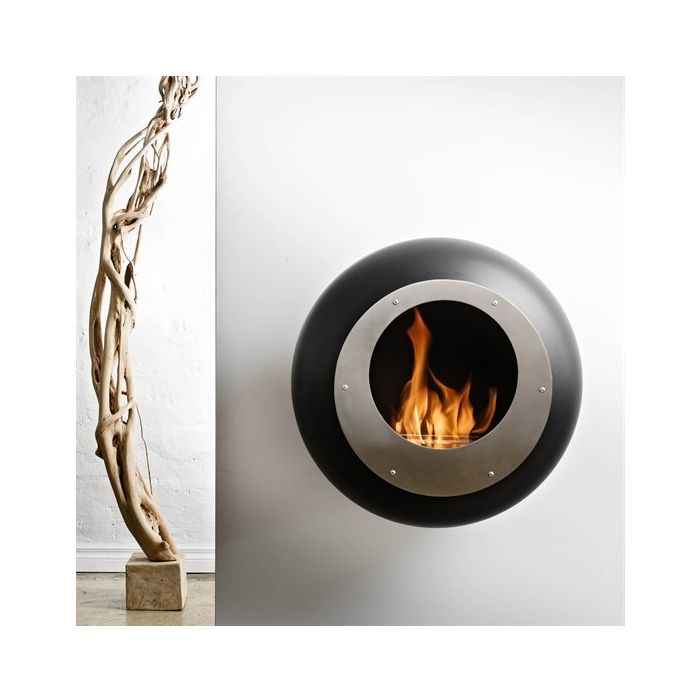 Biokominek Cocoon Vellum Black