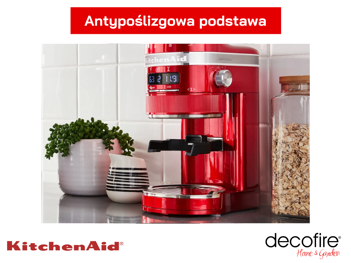 Antypoślizgowa podstawa w młynku do kawy Artisan Candy Apple KitchenAid