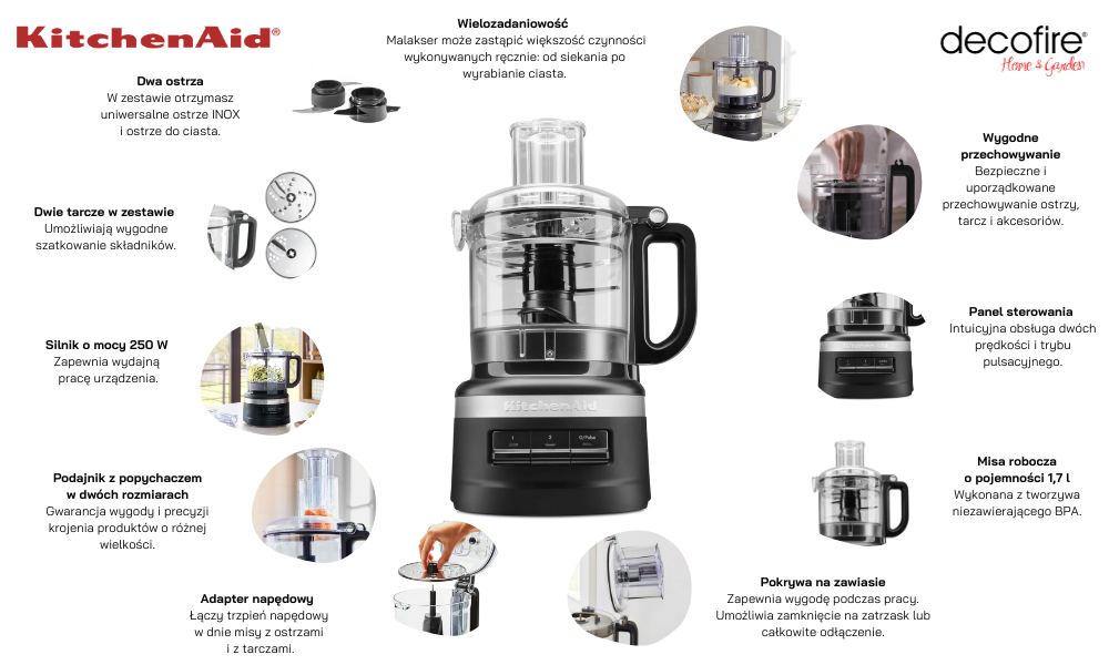 Malakser 1,7 l Matte Back KitchenAid