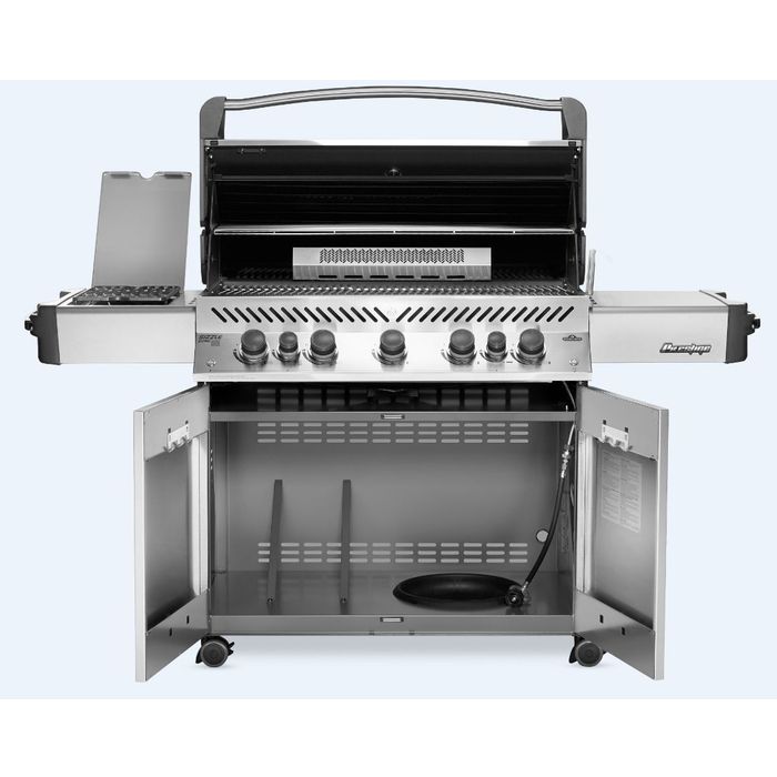 Grill gazowy Napoleon Prestige 665 RSIB Stainelss Steel z tylnym i bocznym palnikiem na podczerwień (P665RSIBPSS-PL)