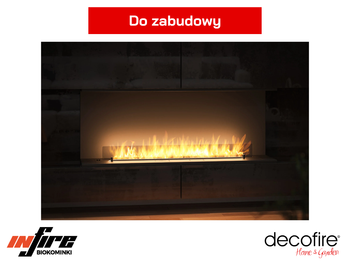 Biokominek Infire Etronic Basic C1400 – idealny do zabudowy