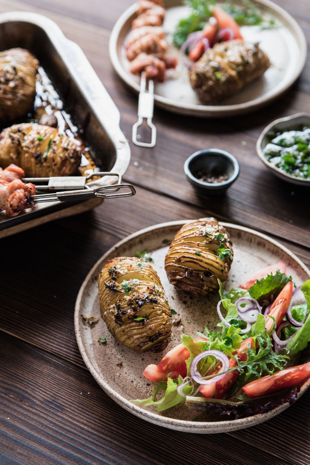Ziemniaki Hasselback
