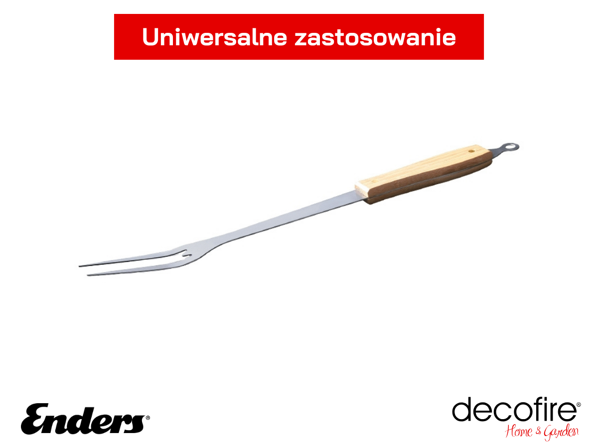 Uniwersalne zastosowanie - widelec do grilla 