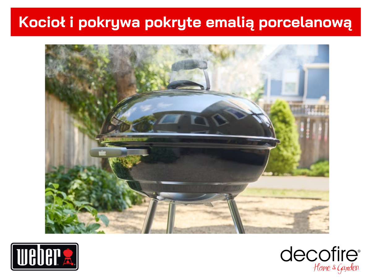 Pokrywa i kocioł pokryte emalią porcelanową