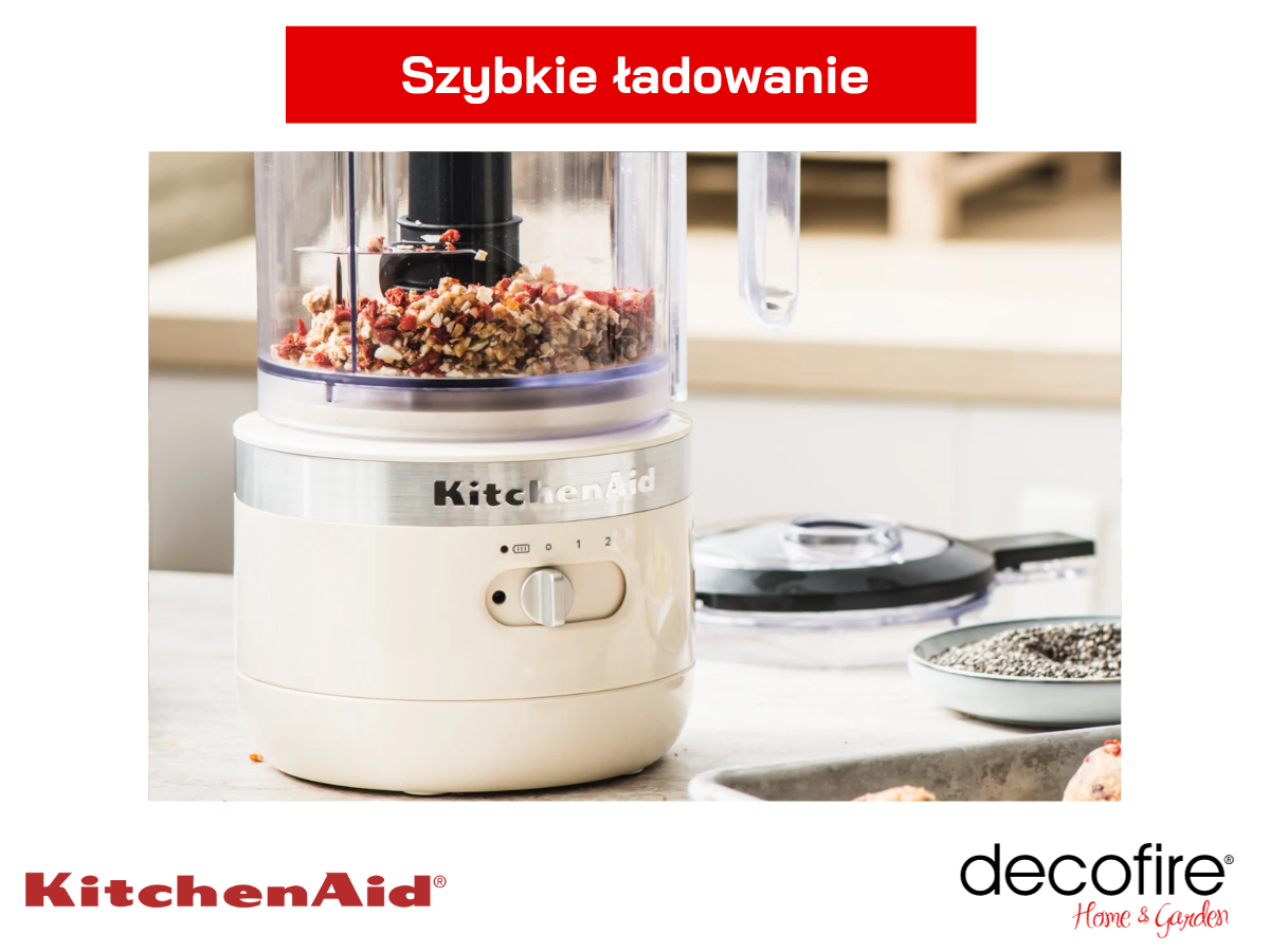 Szybkie ładowanie malaksera bezprzewodowego 1,1 l Almond Cream KitchenAid