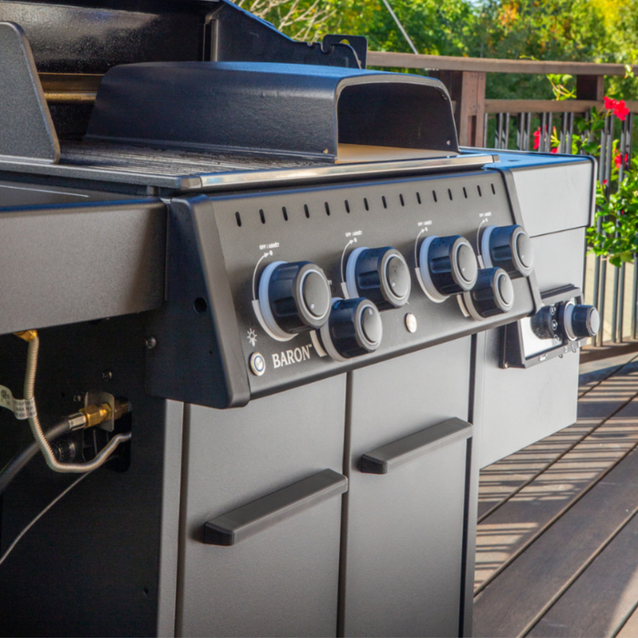 Grill hybrydowy (gaz + pellet) Baron 490 IRP Shadow Broil King