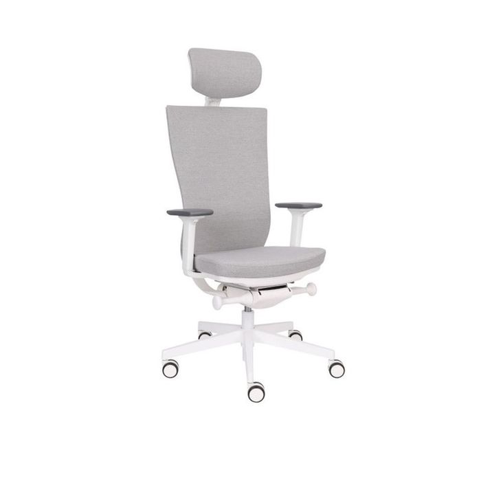 Grospol Fotel biurowy Marti WT HD white tkanina Magic Velvet - 10 kolorów