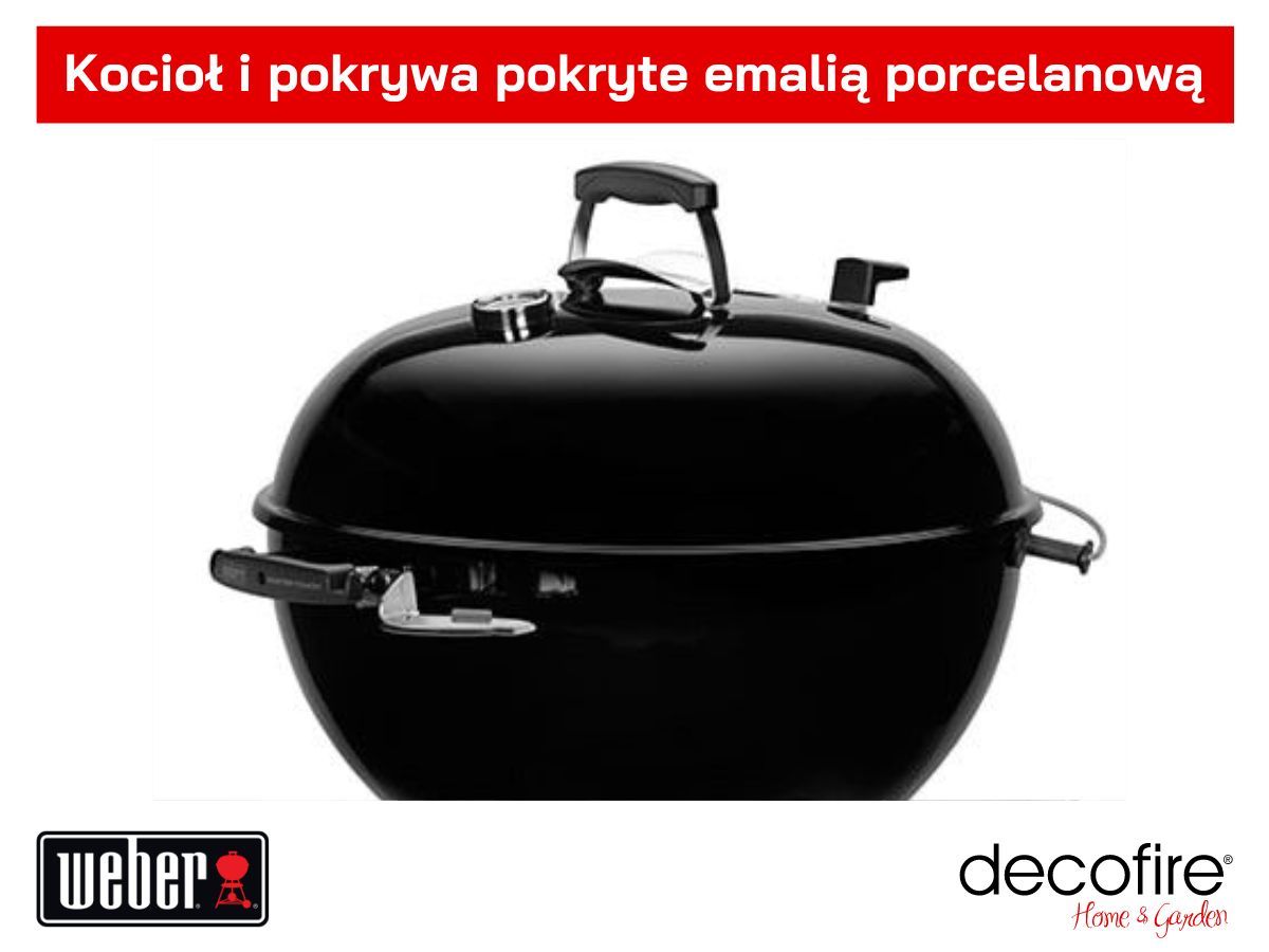 Kocioł i pokrywa pokryte emalią porcelanową
