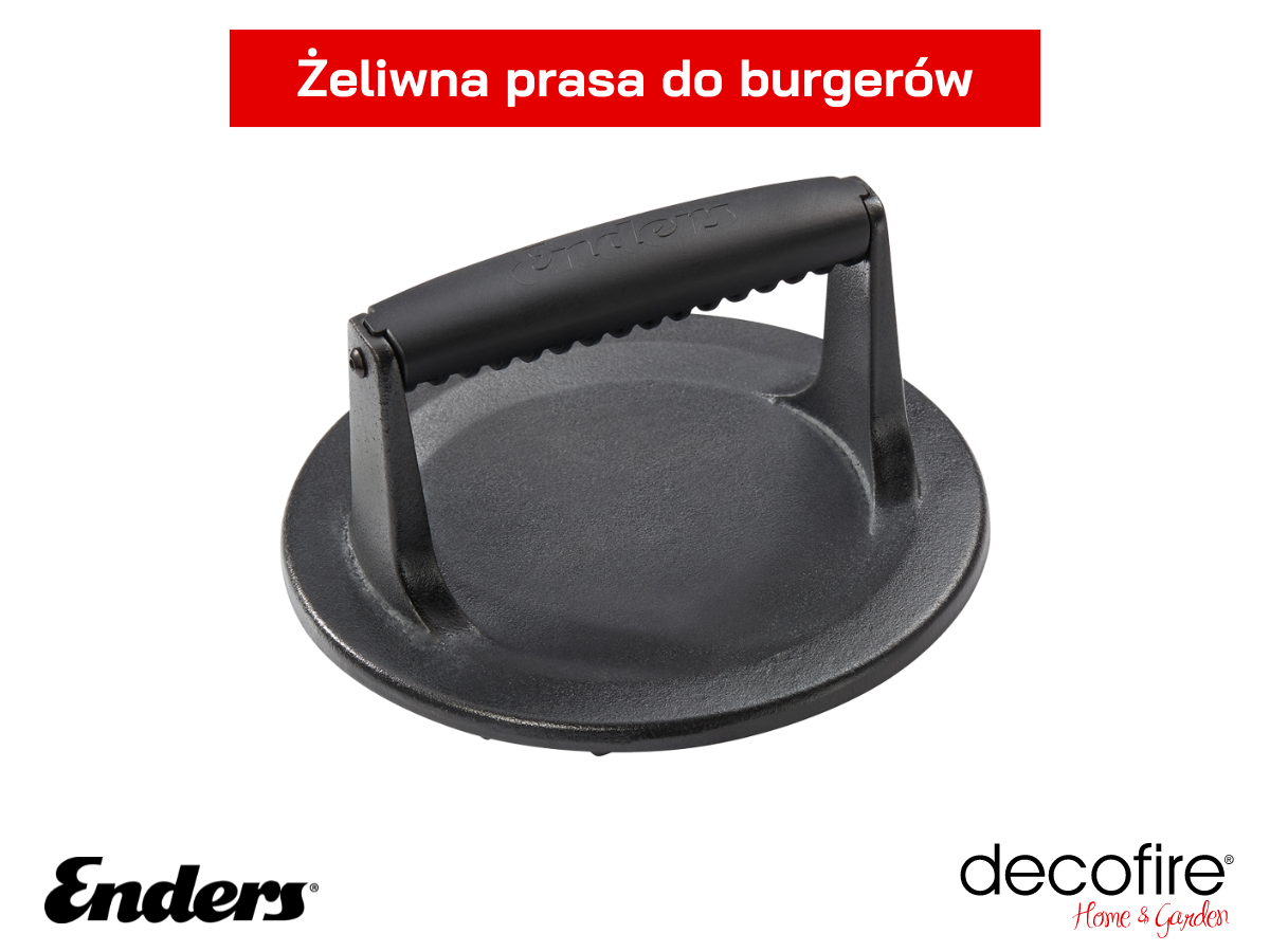 Żeliwna prasa do burgerów Enders