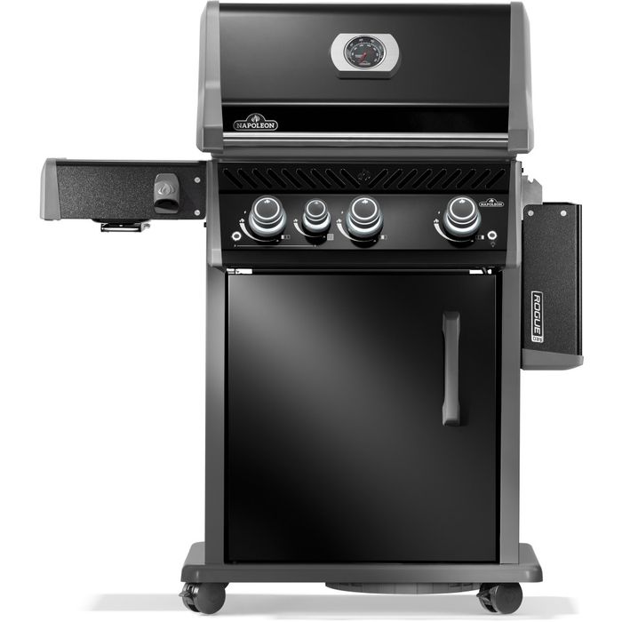 Grill gazowy Napoleon Rogue PRO 425 SIB z palnikiem bocznym na podczerwień czarny (RP425SIBPK-2-PL) ⭐ PROMOCJA! AKCESORIA W SUPER CENIE