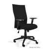 UNIQUE Fotel biurowy BLACK ON BLACK PLUS (W-93A-P-PS) tkanina PS – 7 kolorów 