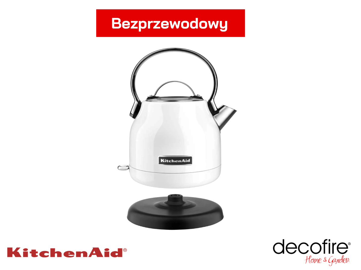 Bezprzewodowy czajnik Stella Classic 1,25 l White KitchenAid