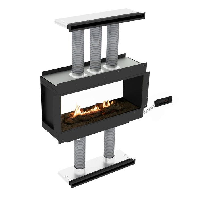 Biokominek Planika Panorama Fireplace 