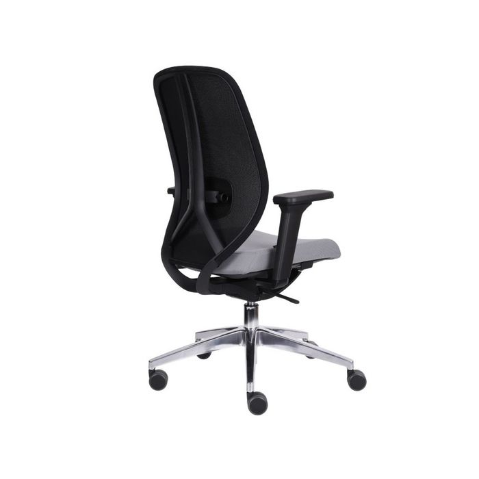 Grospol Ergonomiczny fotel biurowy 4U BS chrome tkanina Medley - 12 kolorów
