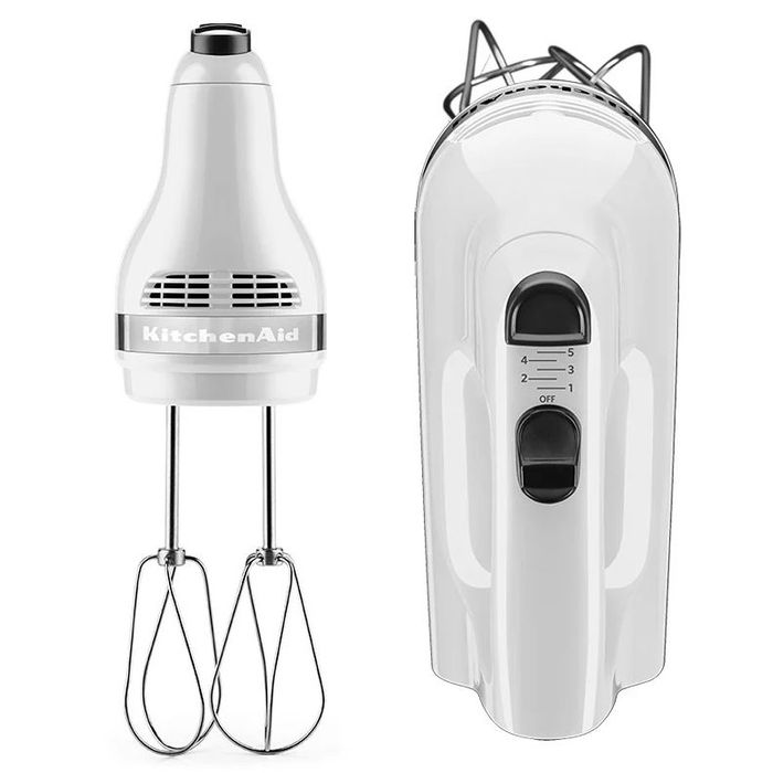 Mikser 5-biegowy ręczny Classic White KitchenAid (5KHM5110EWH)