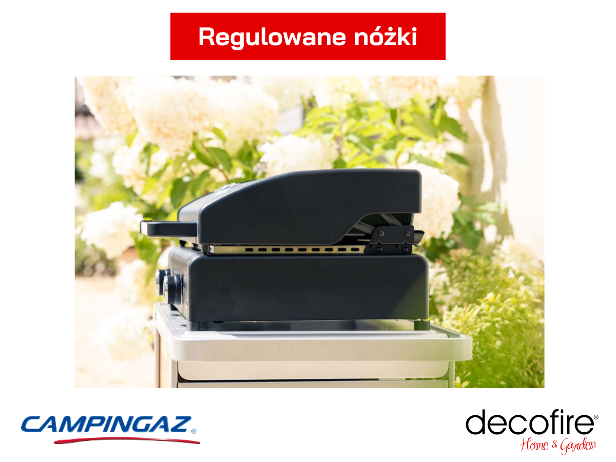 Grill gazowy Campingaz Plancha Sigma 2 Cook – regulowane nóżki