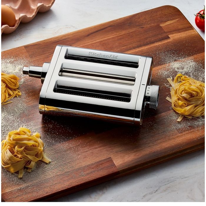 Wałkowarka do makaronu z wykrojnikami 3w1 metalowa KitchenAid (5KSM3MPA)