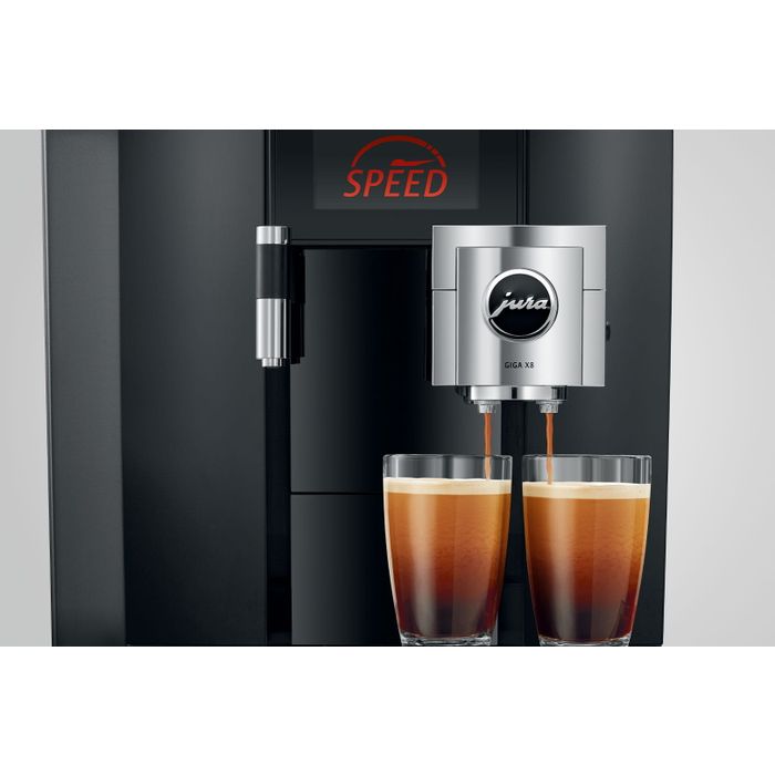 Ekspres do kawy Jura GIGA X8 Aluminium Black (EB) (15566) funkcja speed