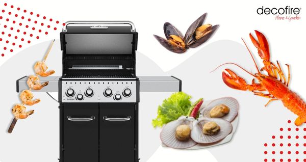 Owoce morza z grilla gazowego Broil King