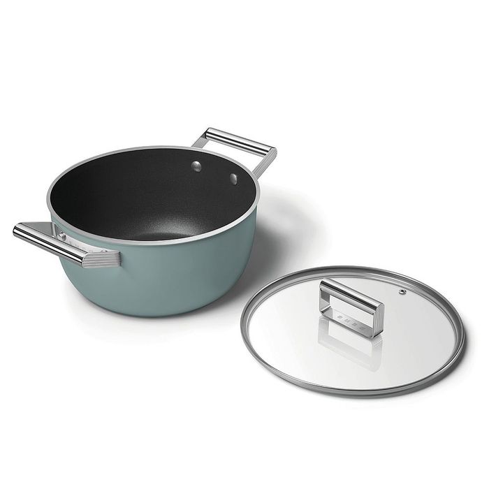 Garnek 24 cm Szmaragdowy Smeg (CSF2412EGM)