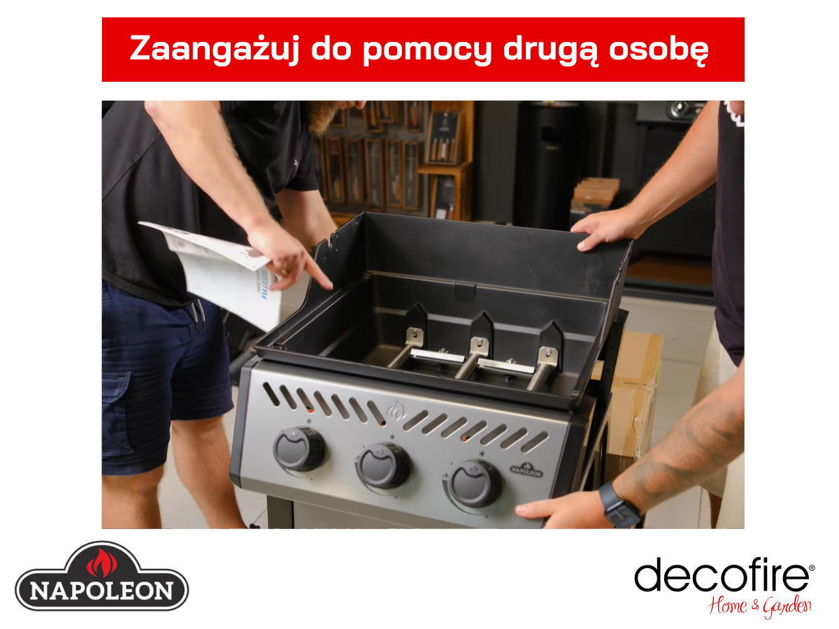 Jak złożyć grill gazowy Napoleon