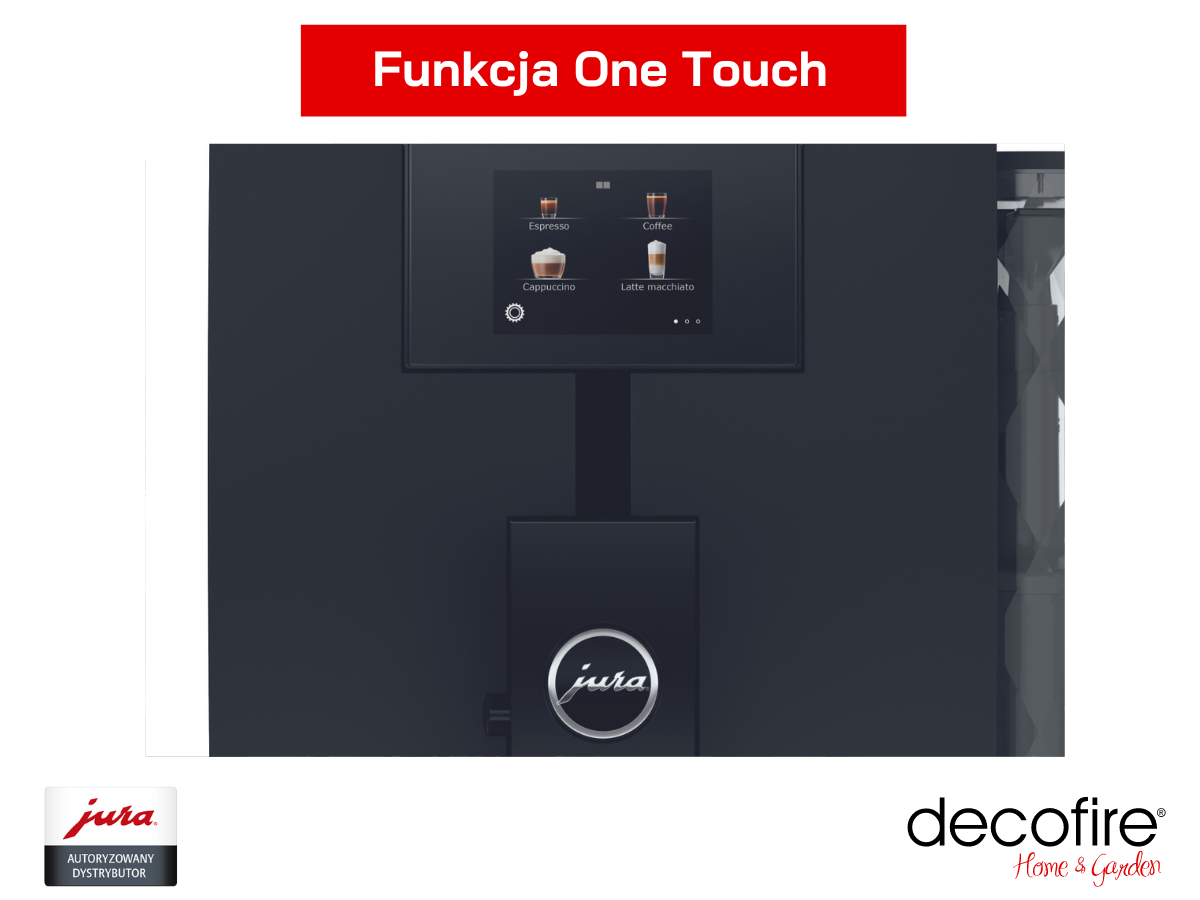 Ekspres do kawy Jura ENA 8 Full Metropolitan Black z funkcją One Touch