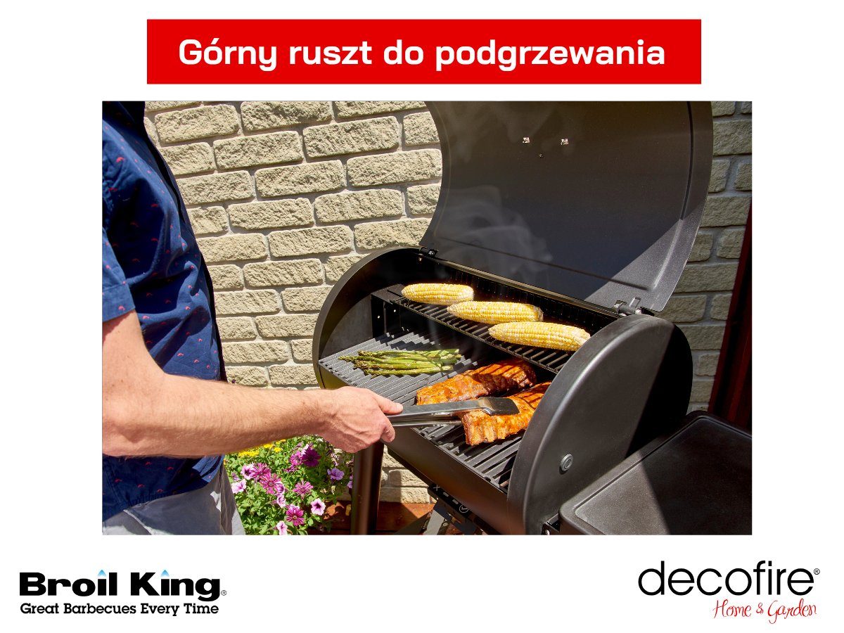 Ruszt do podgrzewania dań w grillu Crown Pellet 400