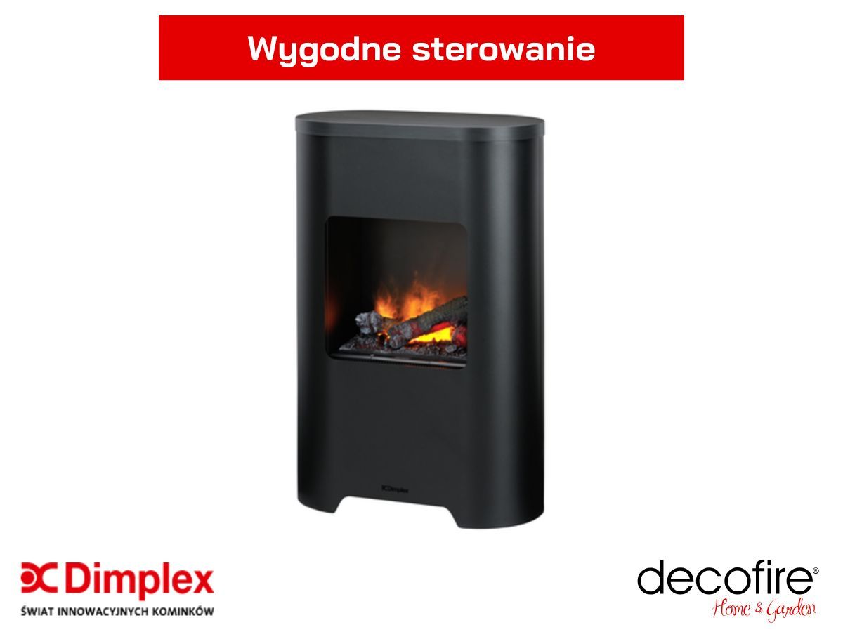 Dimplex kominek elektryczny Torn – wygodne sterowanie
