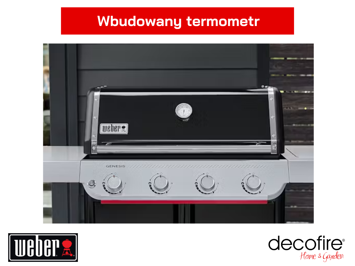 Grill gazowy Weber Genesis E-415W – wbudowany termometr