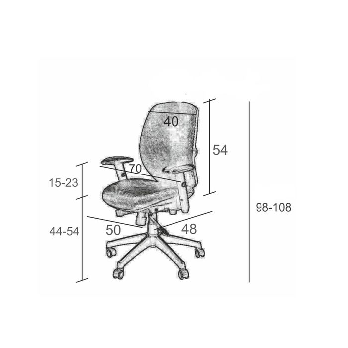 Fotel biurowy Sit Plus Spectrum niebieski