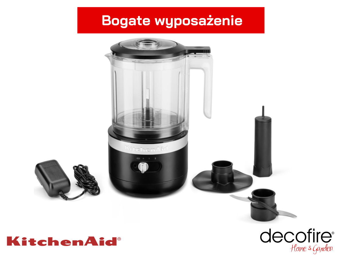 Bogate wyposażenie malaksera bezprzewodowego KitchenAid