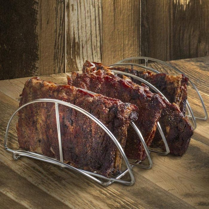 Stojak na żeberka ze stali nierdzewnej Kamado Joe