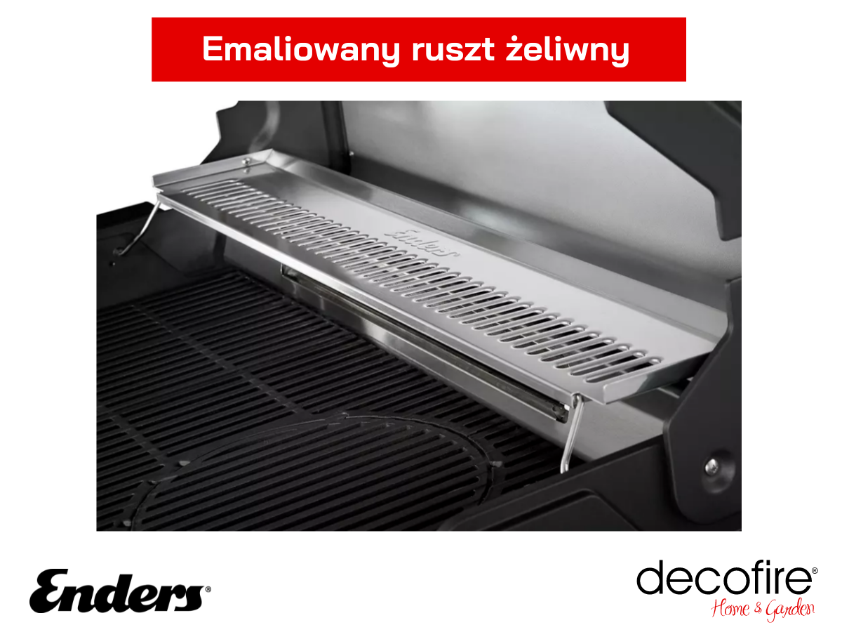 Emaliowany ruszt żeliwny