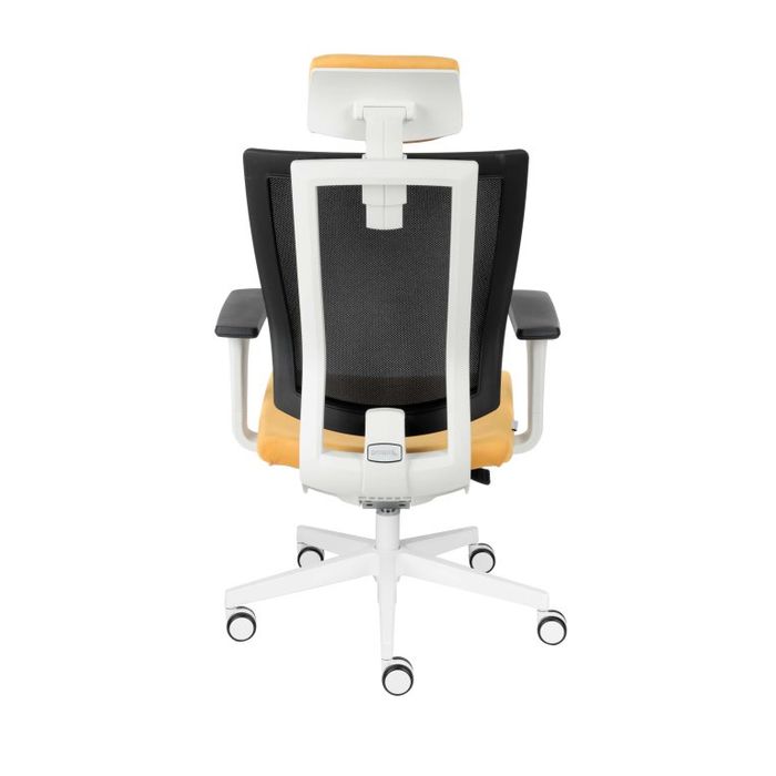 Grospol Fotel biurowy MaxPro WS HD white tkanina Magic Velvet - 10 kolorów