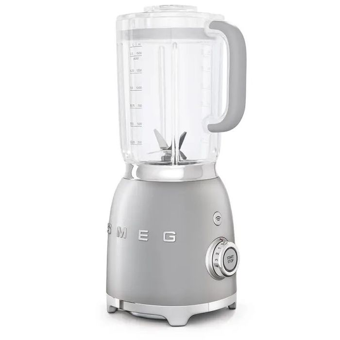 Blender kielichowy Smeg Srebrny (BLF01SVEU)